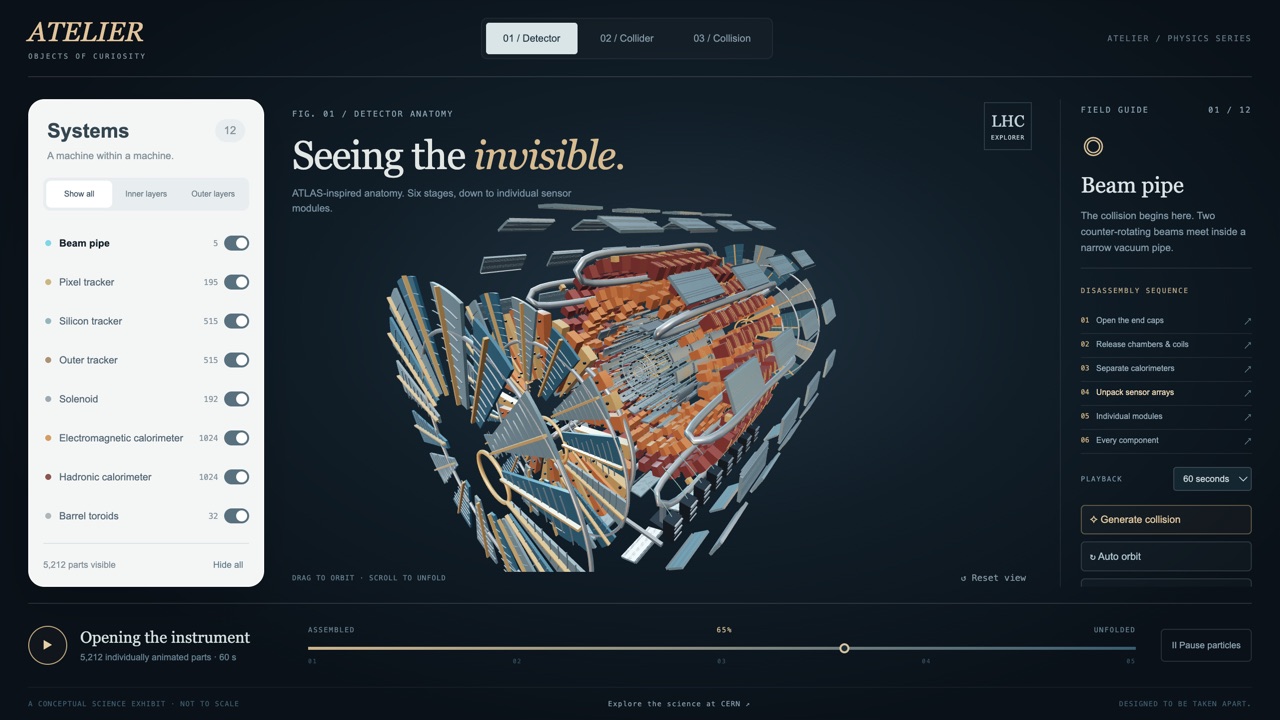 Collider Explorer — Education, Visualization game