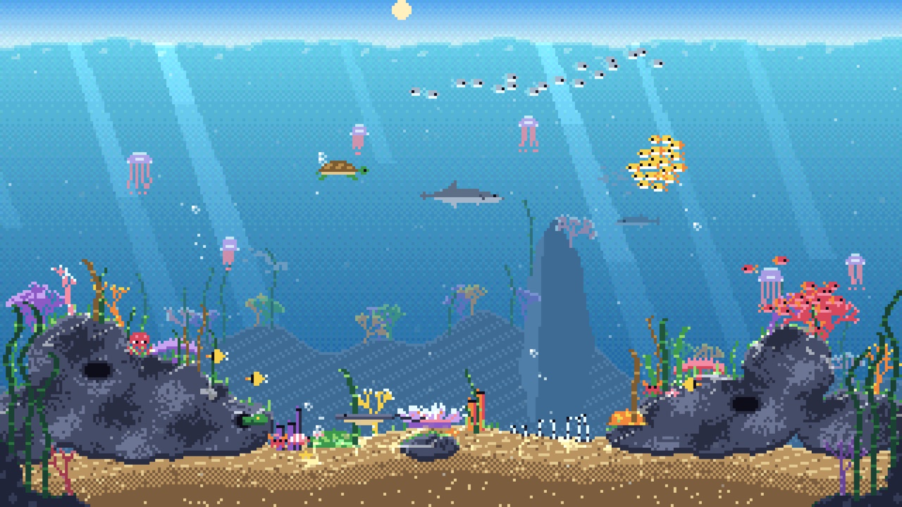 A Day on the Coral Reef — Visualization game