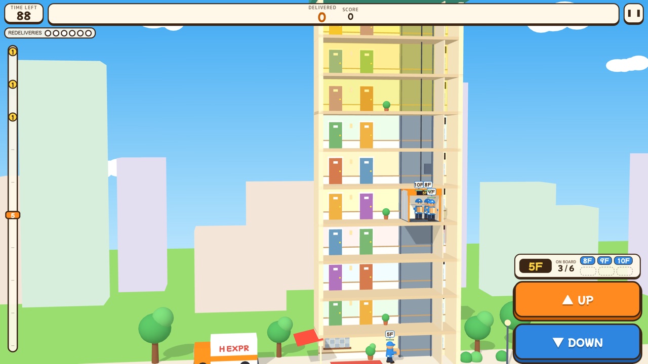 Delivery Rush — Arcade, Simulation game