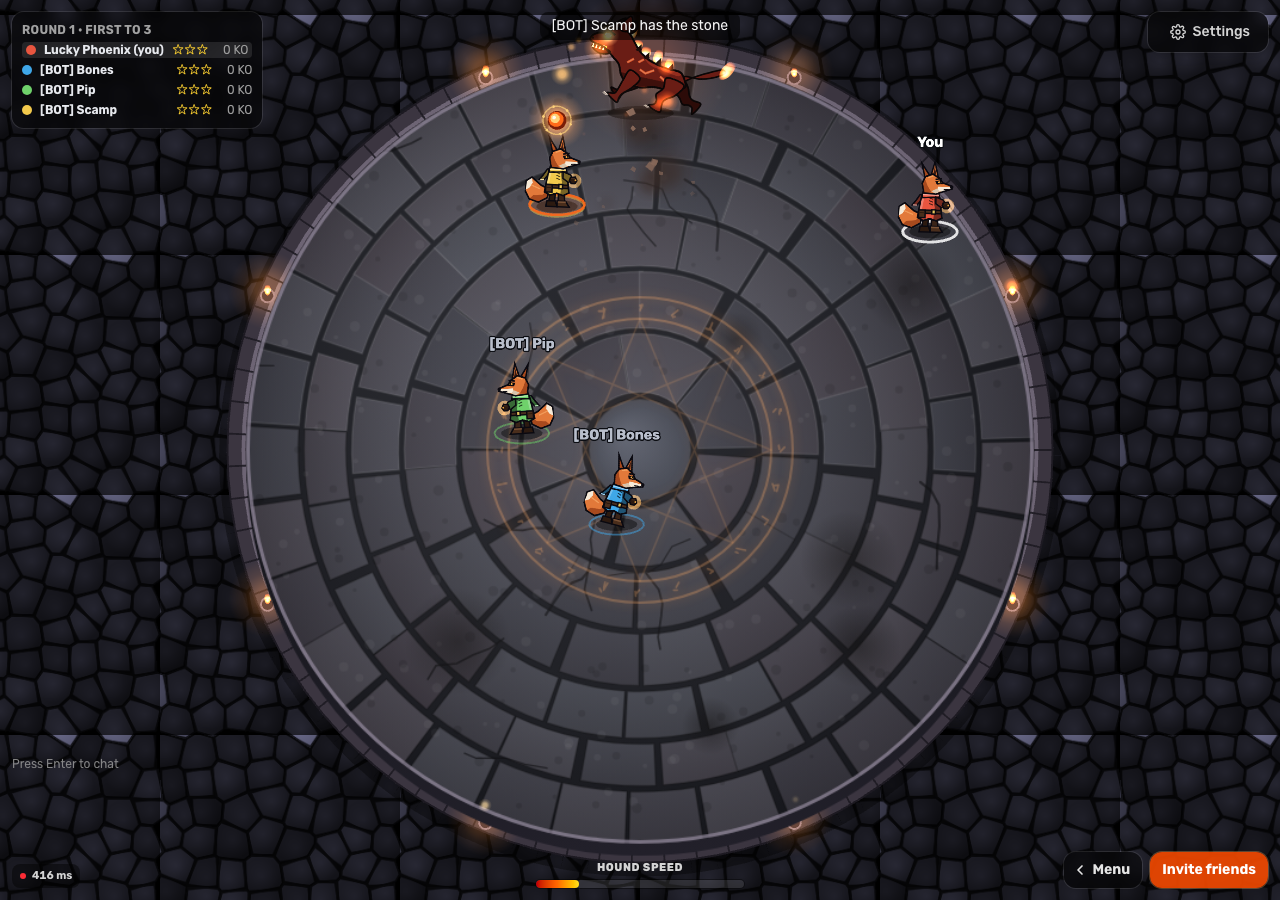 Fetchfire — Action, Multiplayer game