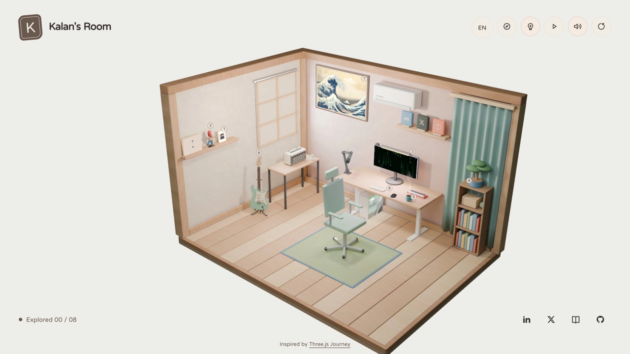 Kalan's Room — Exploration, Visualization game