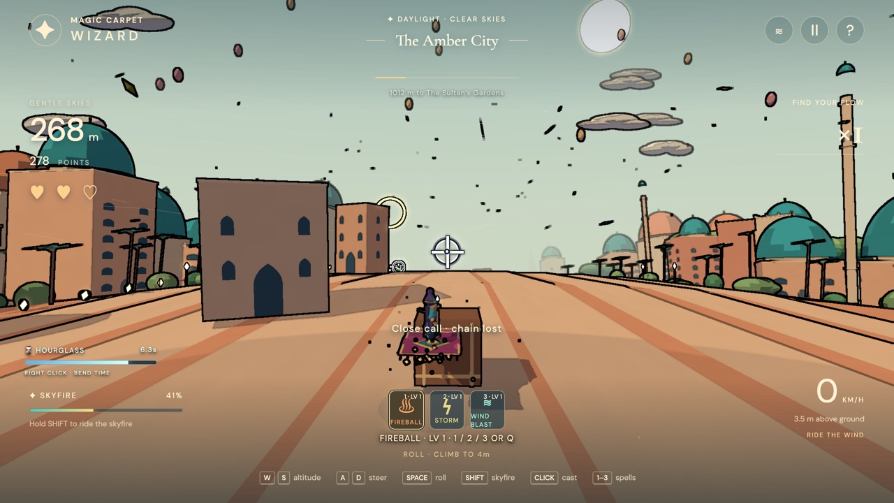 Magic Carpet Wizard — Arcade, Flight game