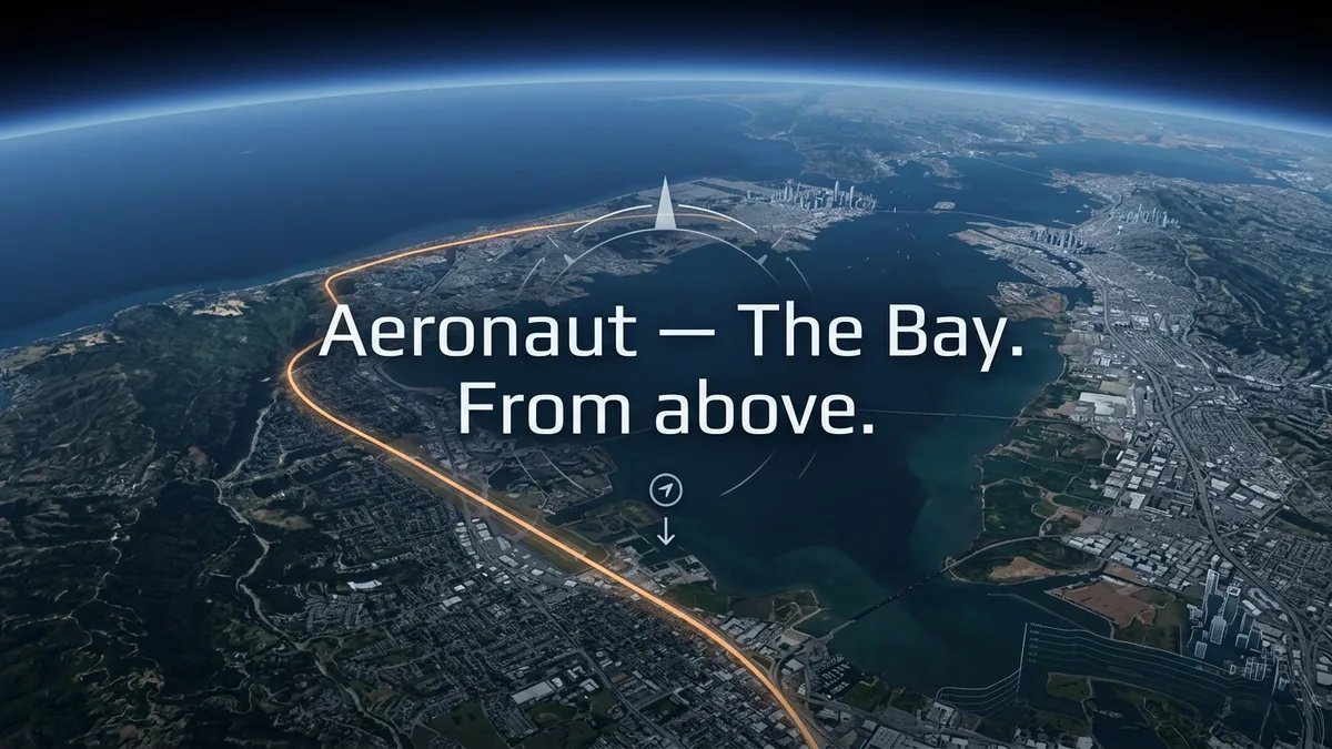 Aeronaut — The Bay. From above. — Arcade, Indie game