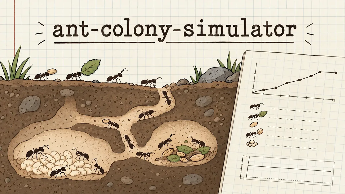 ant-colony-simulator — Arcade, Indie game