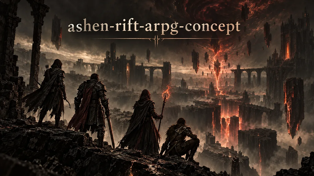 ashen-rift-arpg-concept — Arcade, Indie game