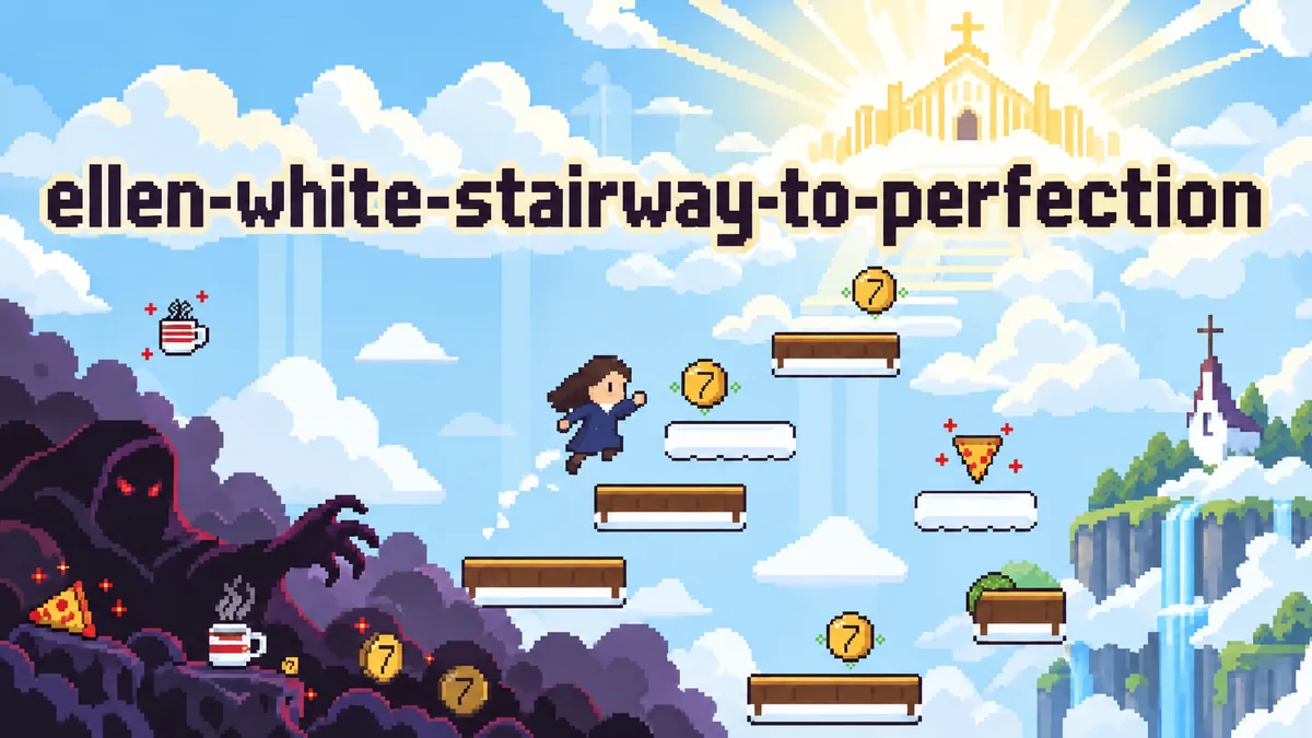 ellen-white-stairway-to-perfection — Arcade, Indie game