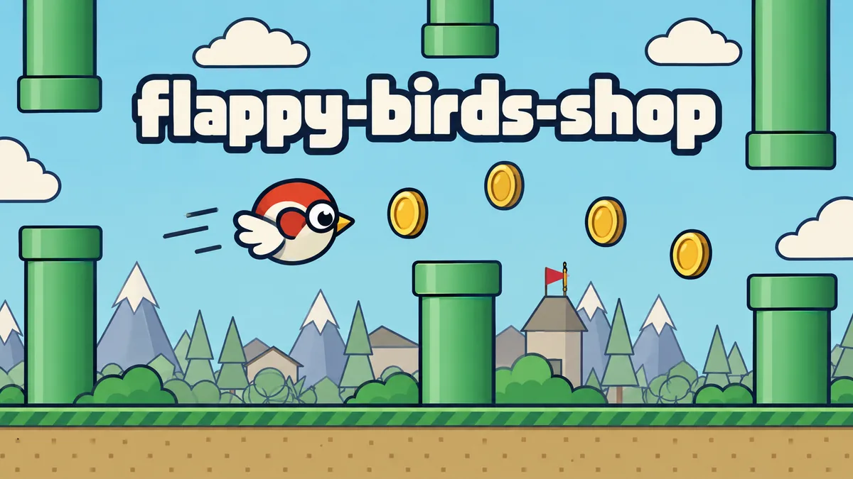 flappy-birds-shop — Arcade, Indie game