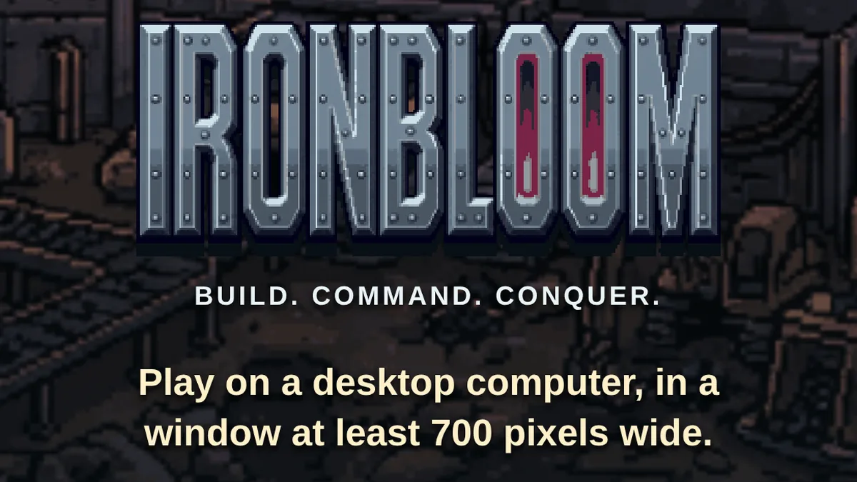 Ironbloom — Arcade, Indie game