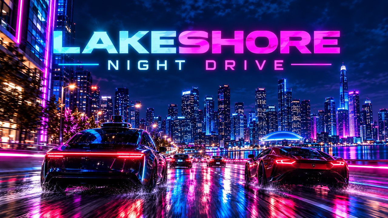 Lakeshore Night Drive — Arcade, Indie game