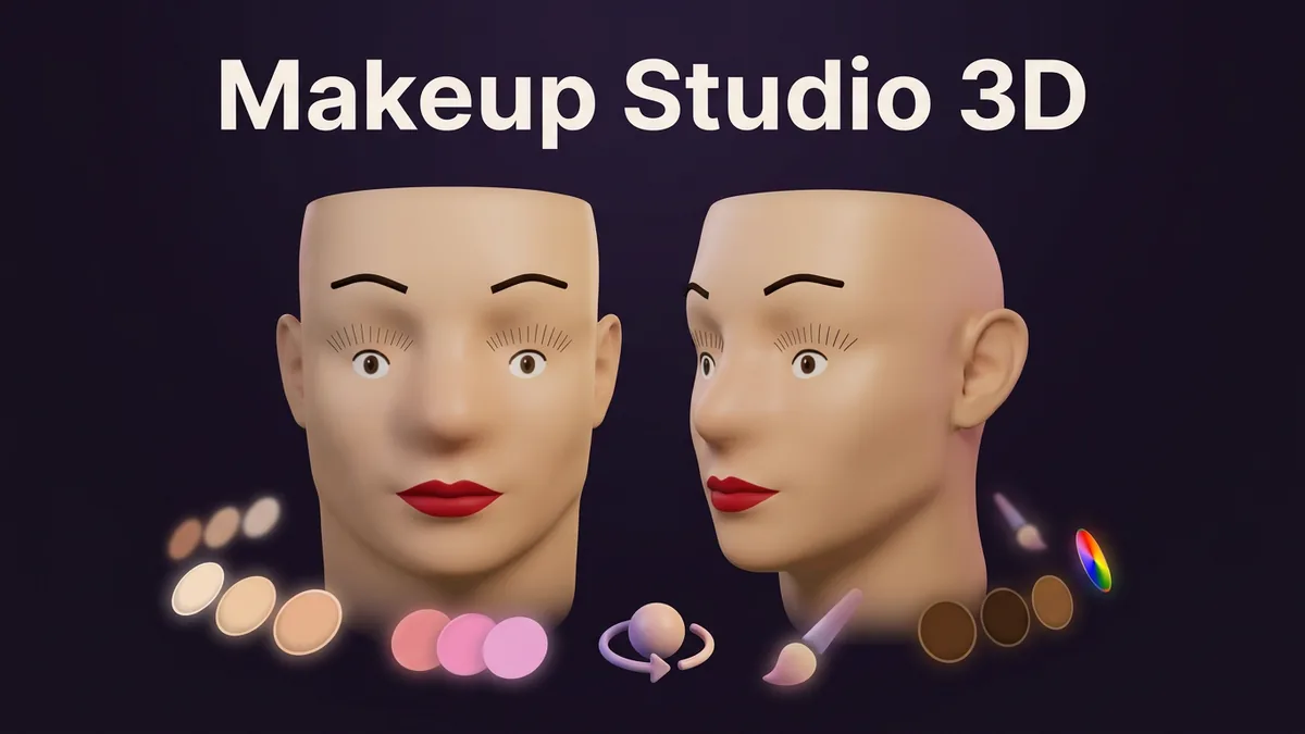 Makeup Studio 3D — Arcade, Indie game
