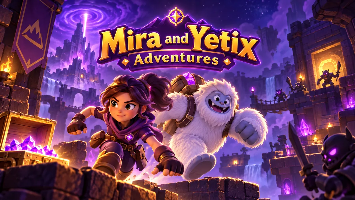 Mira and Yetix Adventures — Arcade, Indie game