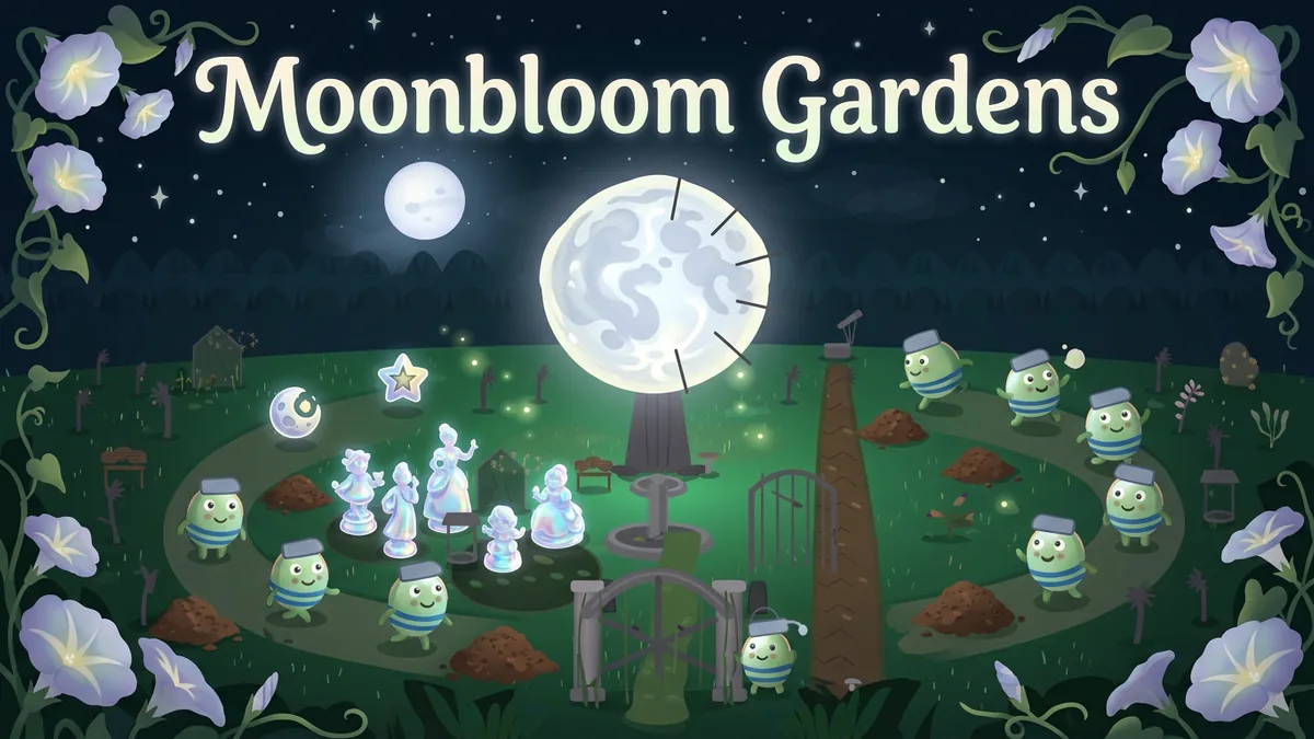 Moonbloom Gardens — Arcade, Indie game