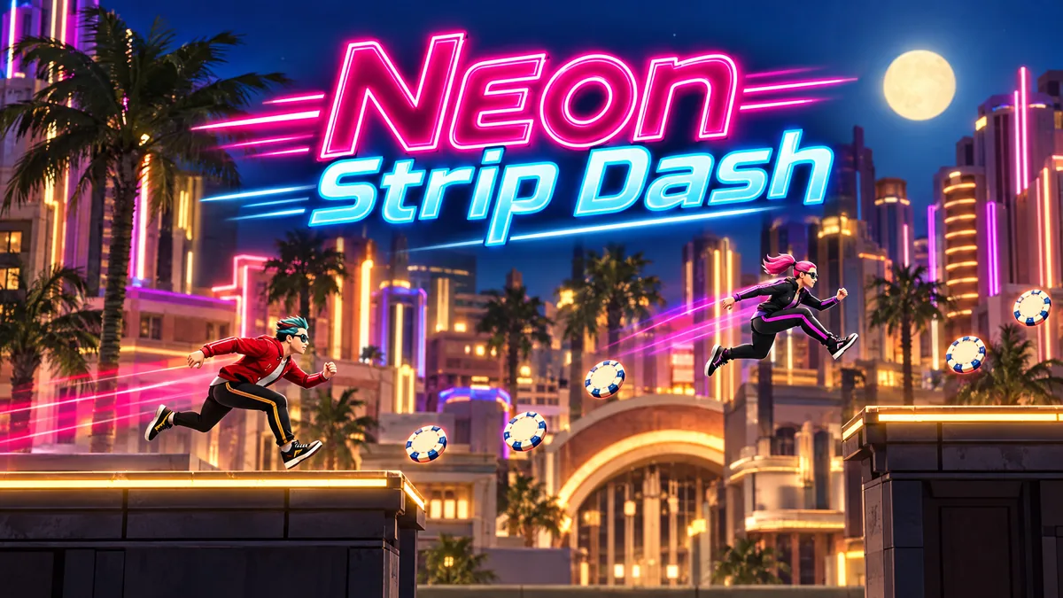 Neon Strip Dash — Arcade, Indie game