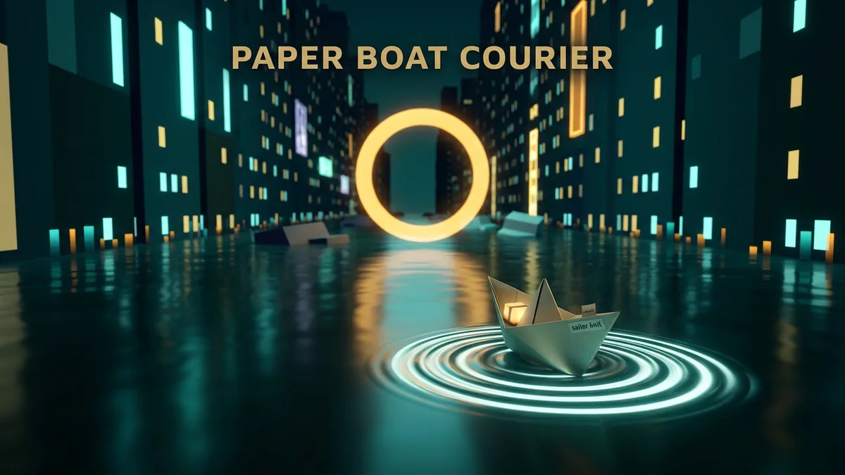 PAPER BOAT COURIER — Arcade, Indie game