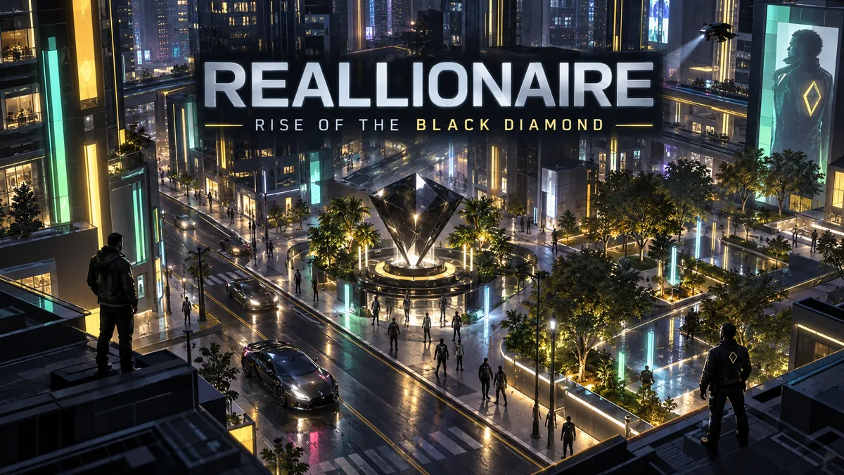 Reallionaire Rise of the Black Diamond — Arcade, Indie game