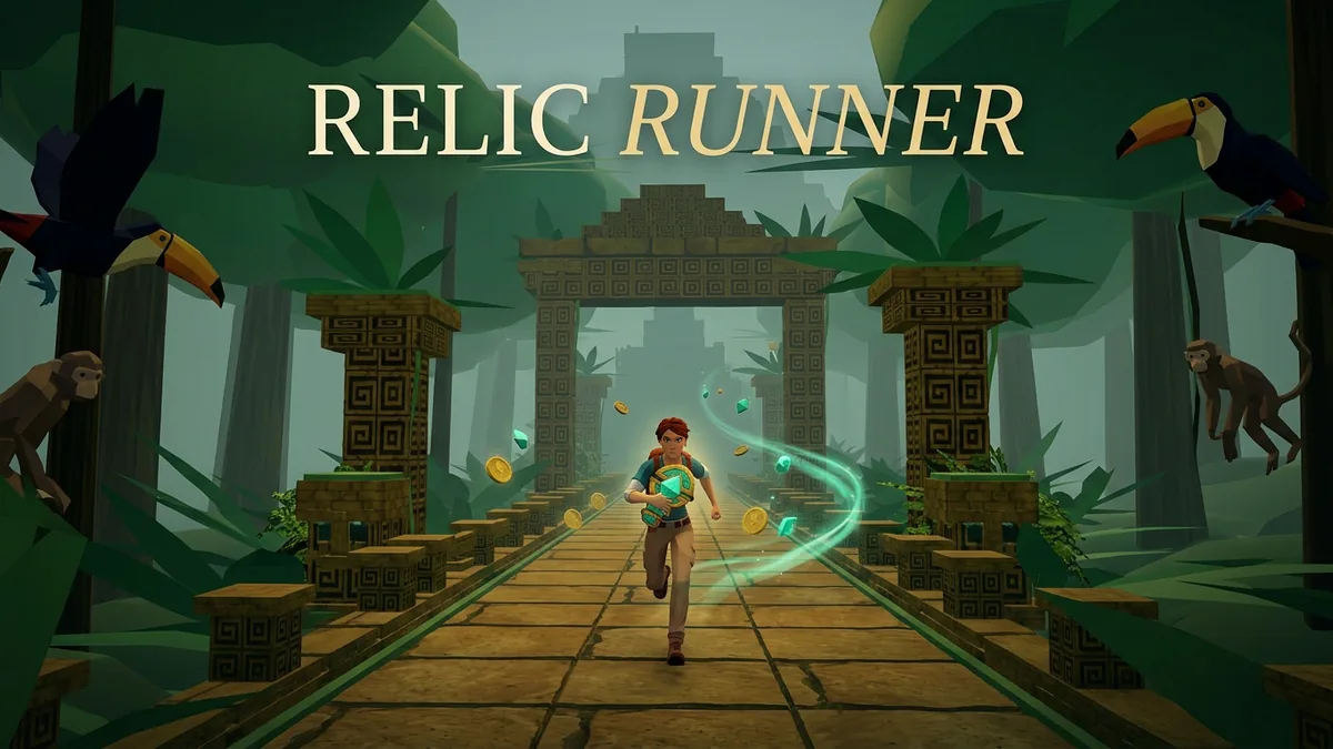 TEMPLE RUN CLONE — Arcade, Indie game
