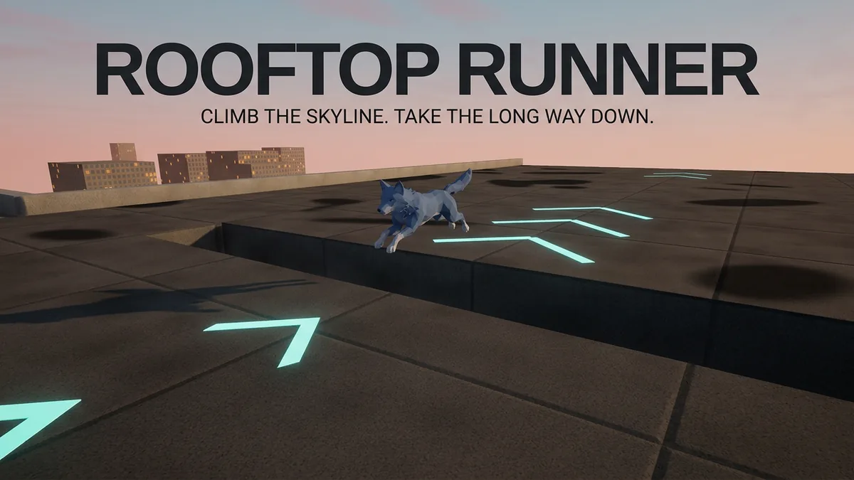 ROOFTOP RUNNER — Arcade, Indie game