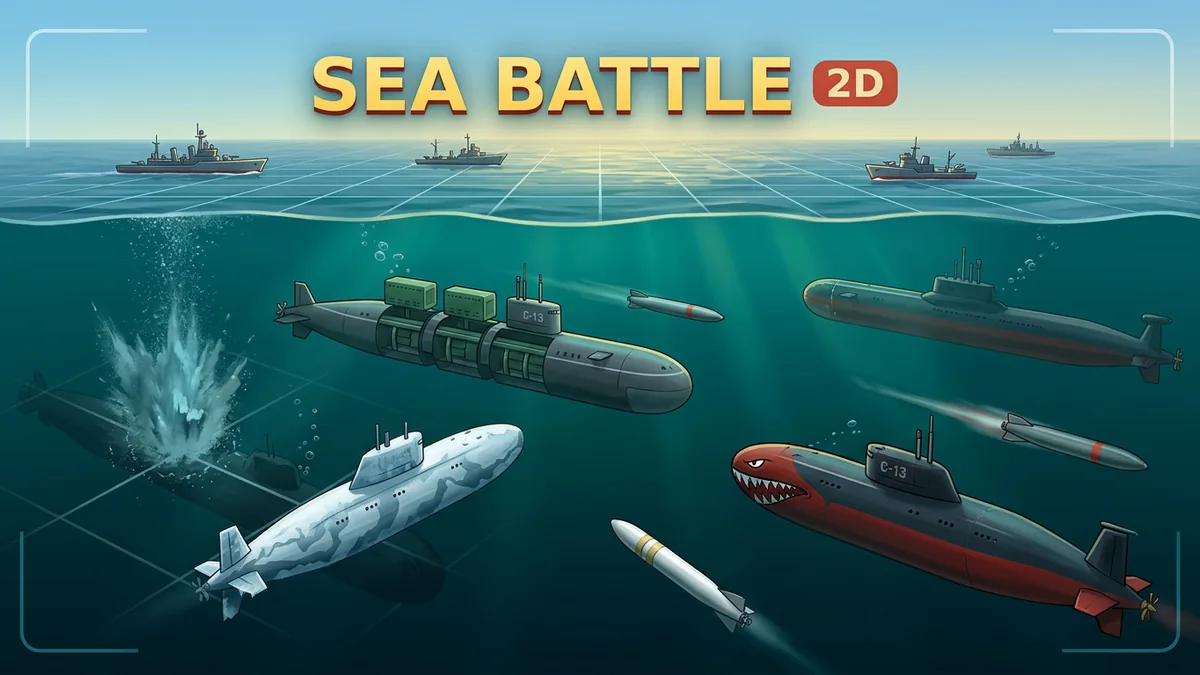 Sea Battle 2D — Arcade, Indie game