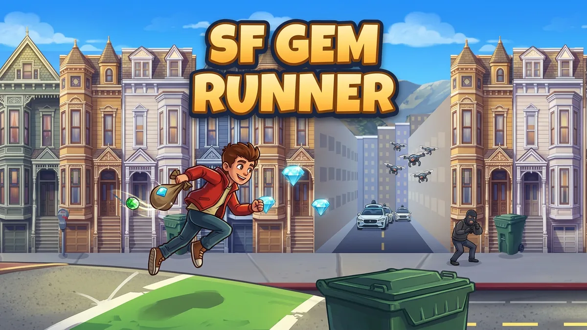 SF Gem Runner — Arcade, Indie game
