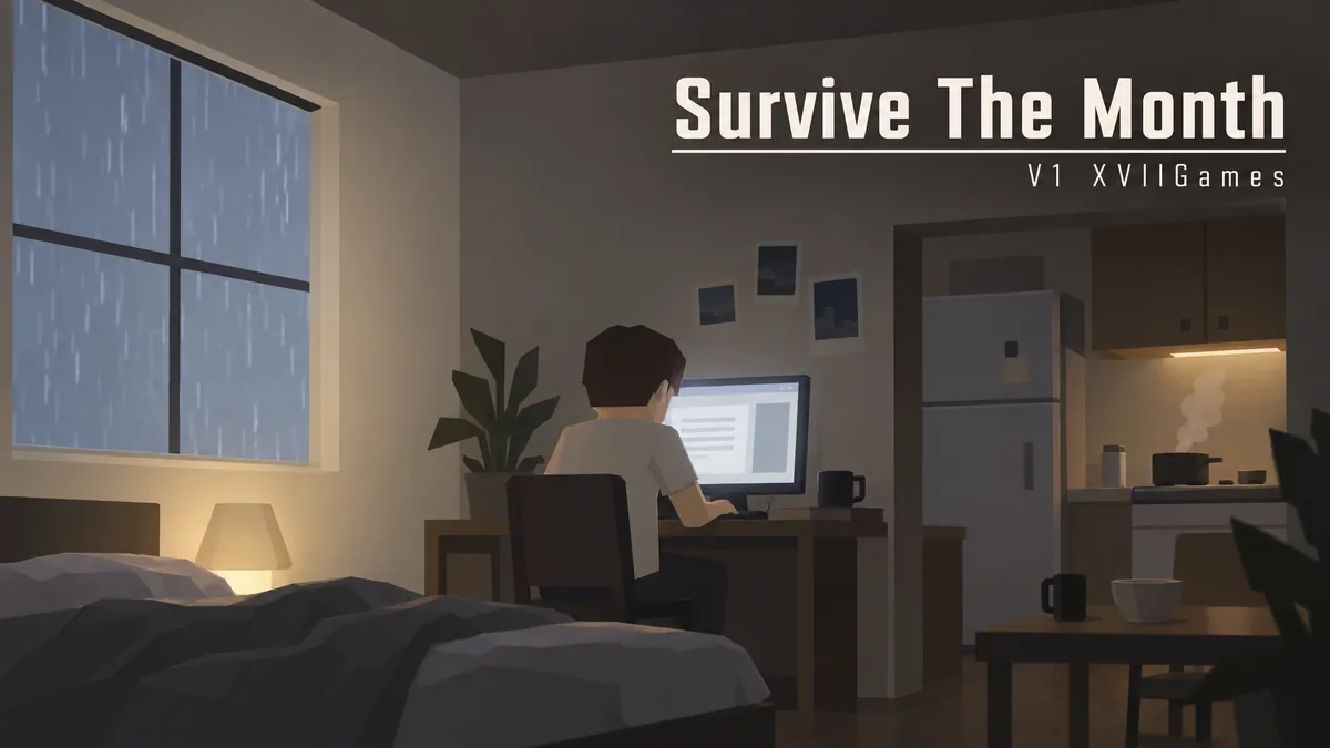 Survive The Month V1 XVIIGames — Arcade, Indie game