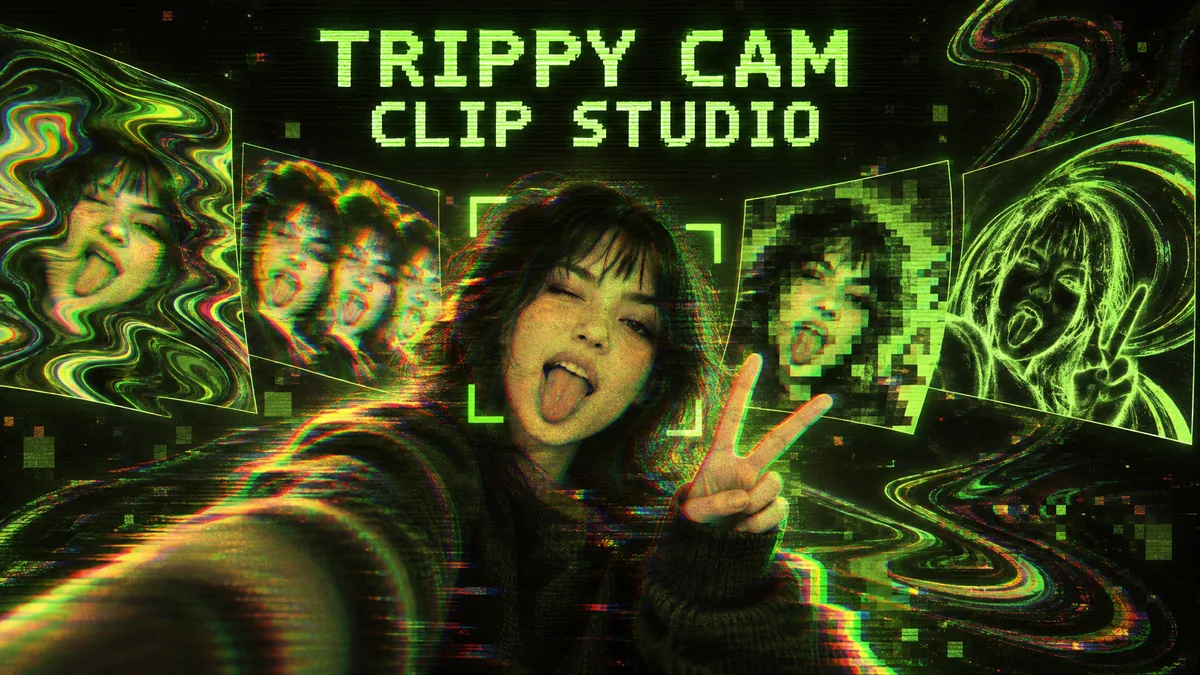 Trippy Cam Clip Studio — Arcade, Indie game