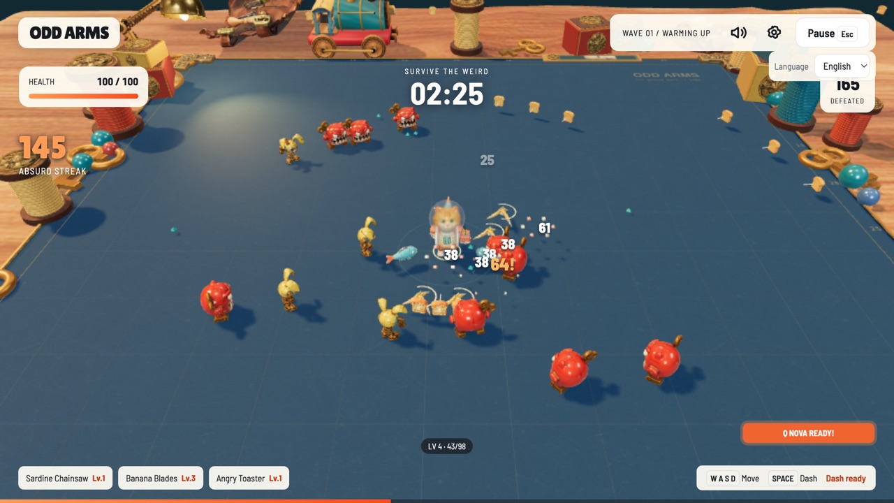 ODD ARMS — Weird Weapons Survival Game — Survival, Shooter game