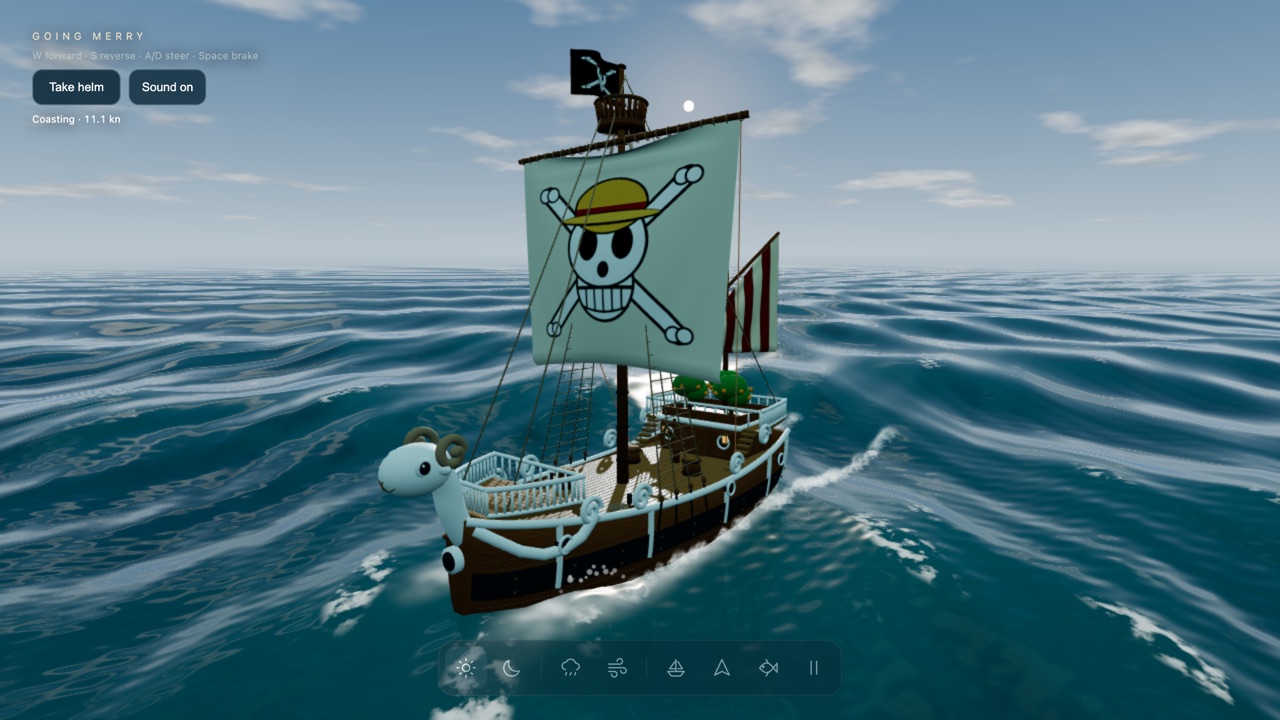 Going Merry · Open Ocean — Simulation, Sandbox game