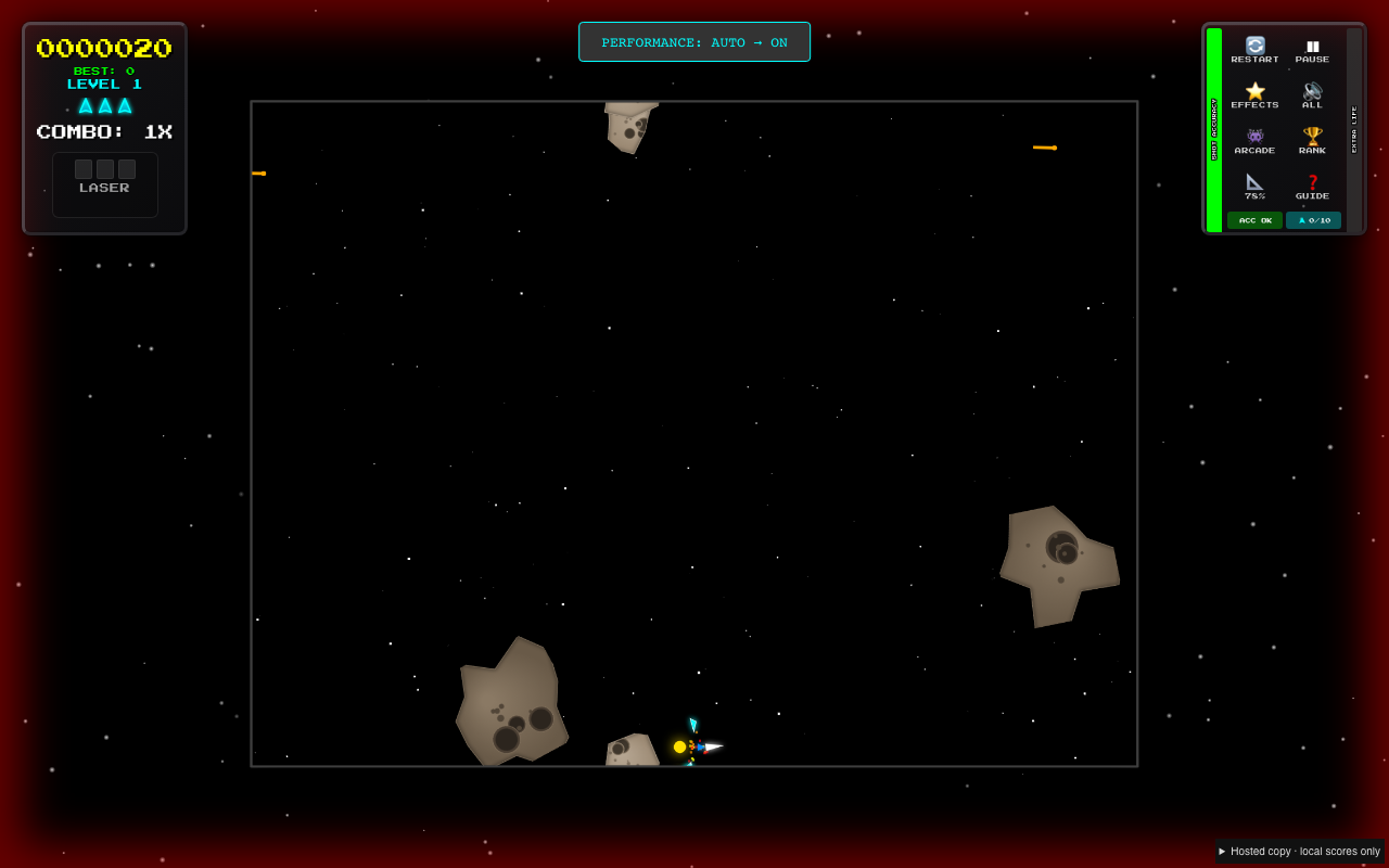 Patro’s Asteroids — Arcade, Shooter game