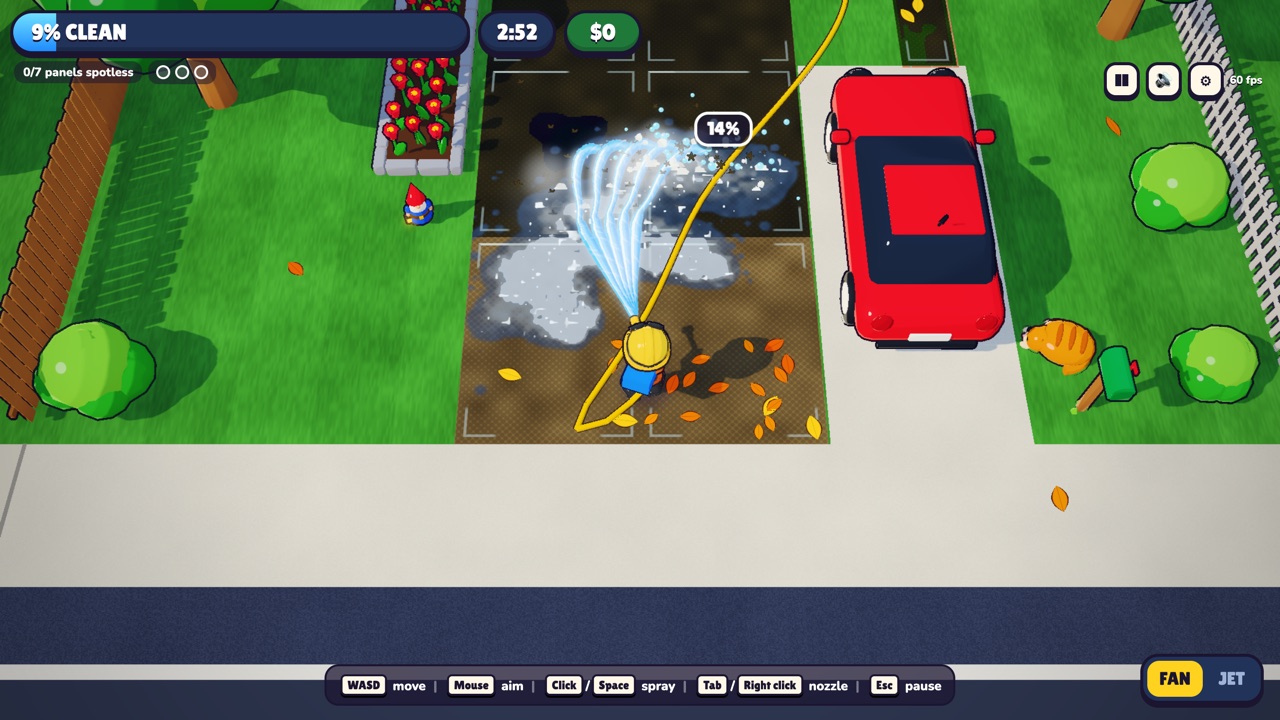 Pressure Wash Panic — Arcade, Casual game