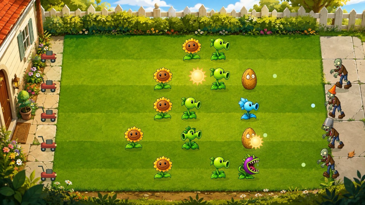 Plants vs Zombies · Garden Defenders — Tower Defense, Strategy game