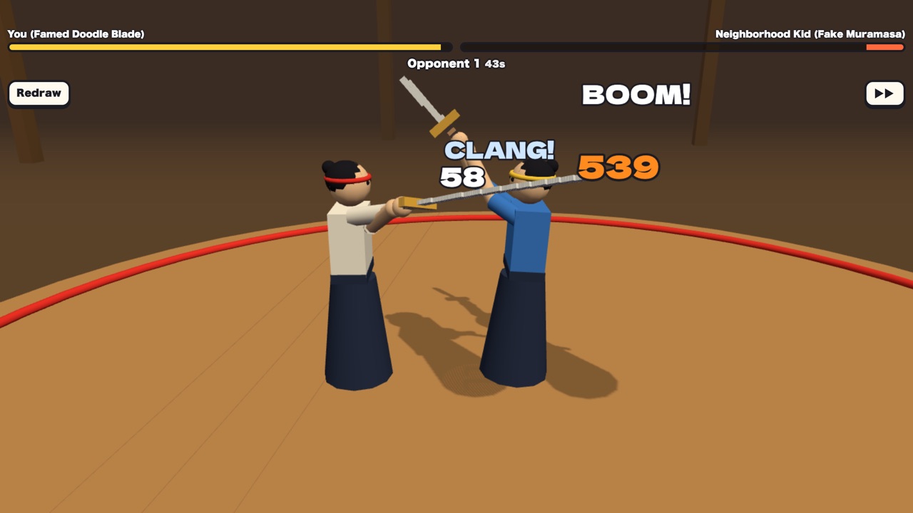 Doodle Swordmaster — Arcade, Casual game