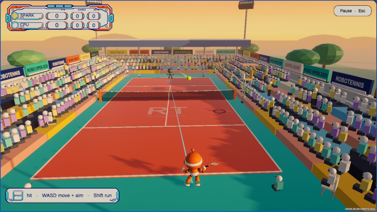 RoboTennis — Sports, Arcade game