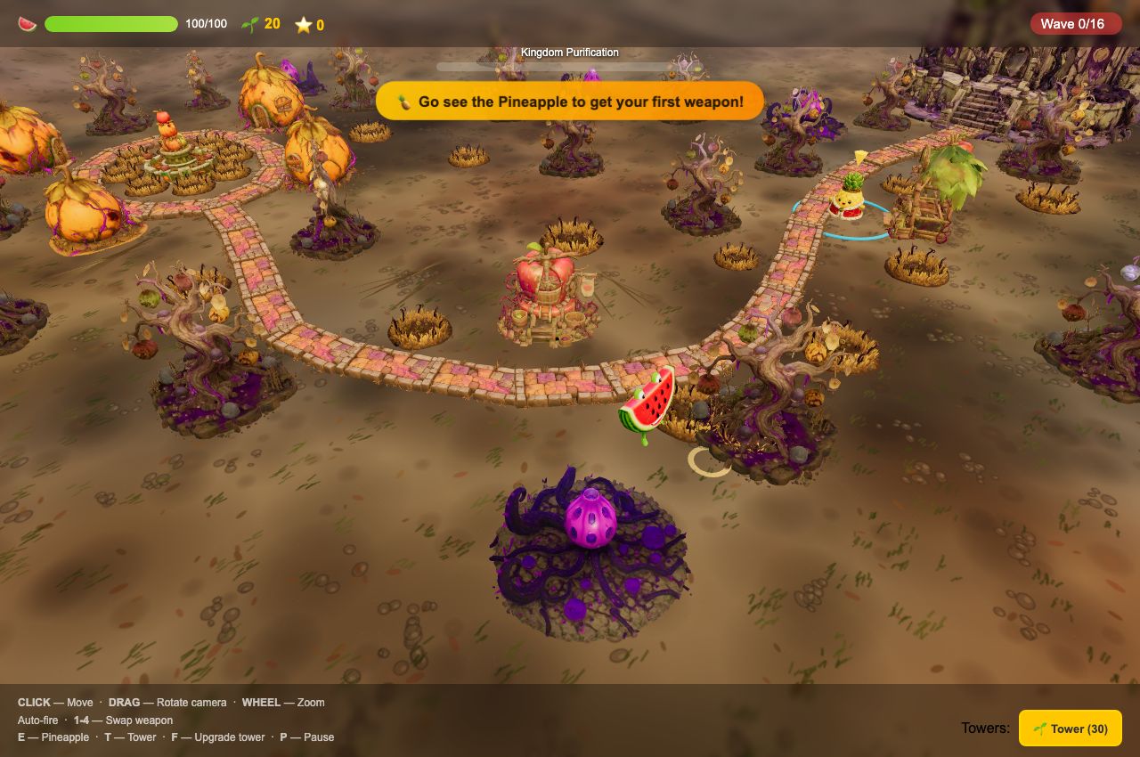 The Seed Kingdom — Action, Indie game