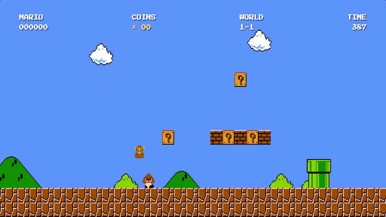 Super Mario · Mushroom Kingdom — Arcade, Platformer game