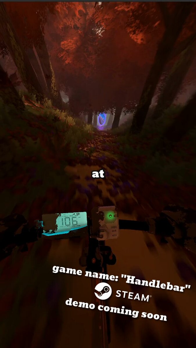 Handlebar — muddy trail — Indie game